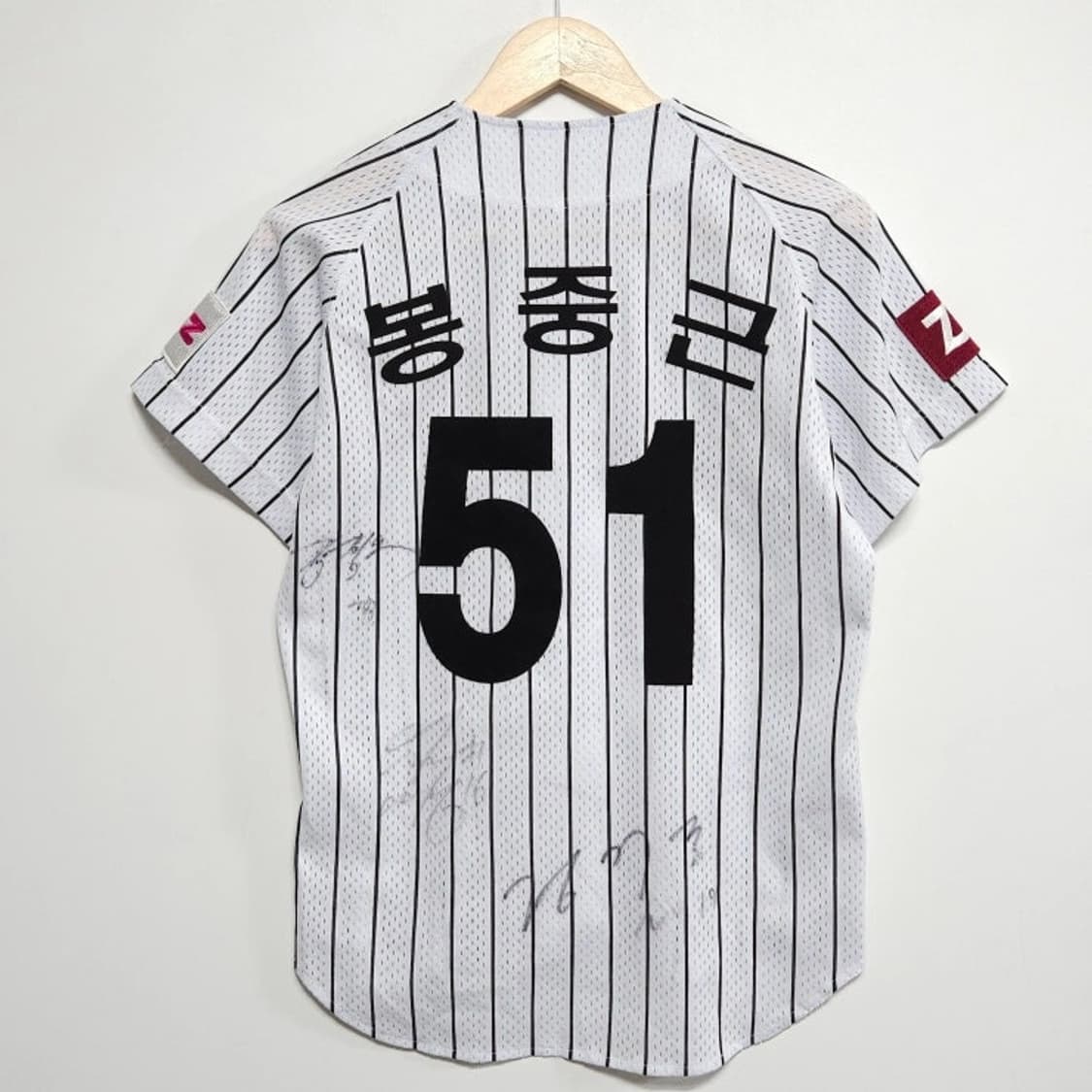 여성44~55 LG트윈스 봉중근 김기태 친필사인 유니폼 12~13시즌 상품이미지4