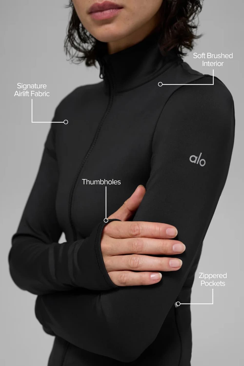 Alo yoga 알로 요가 Airlift Winter Warm 자켓 L 상품이미지2