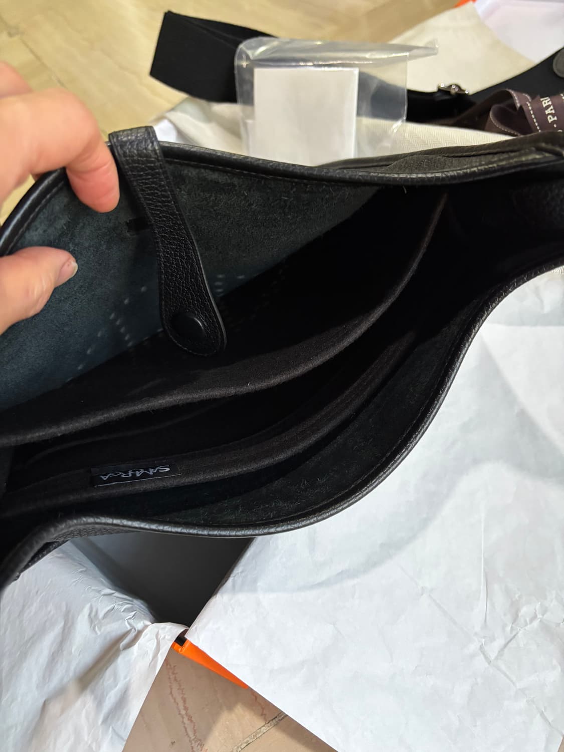 에르메스 에블린 29 블랙(누아) 은장 상품이미지5