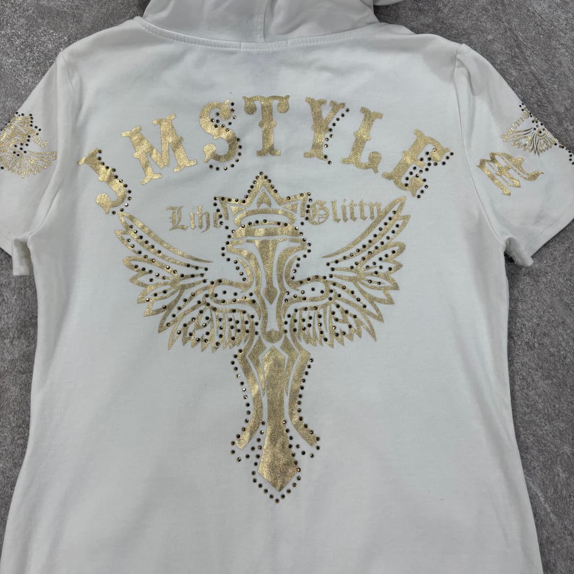 y2k punk Hooded zip-up 상품이미지5