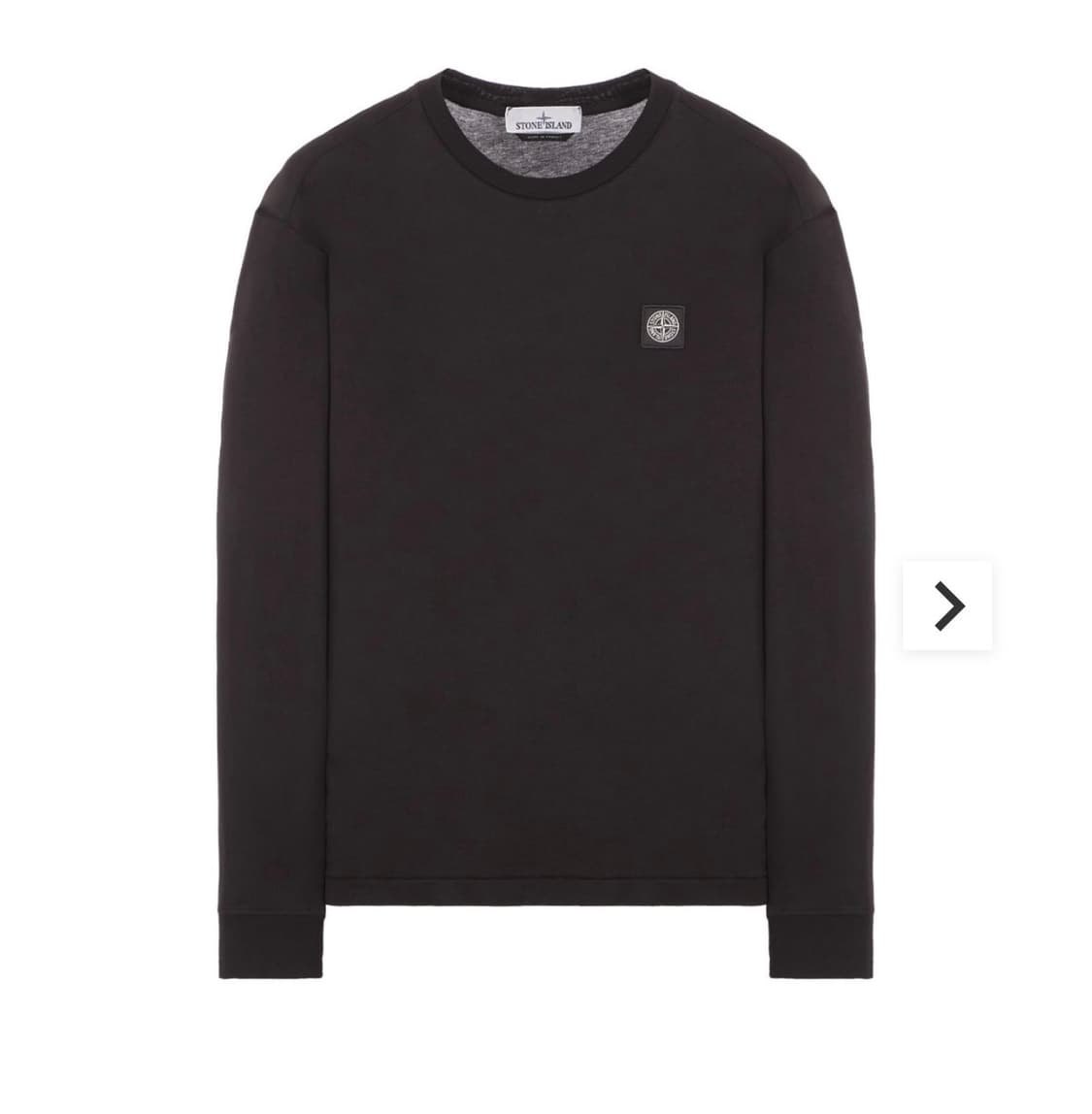 22SS 로고 패치 롱슬리브 블랙 (made in turkey) 상품이미지1
