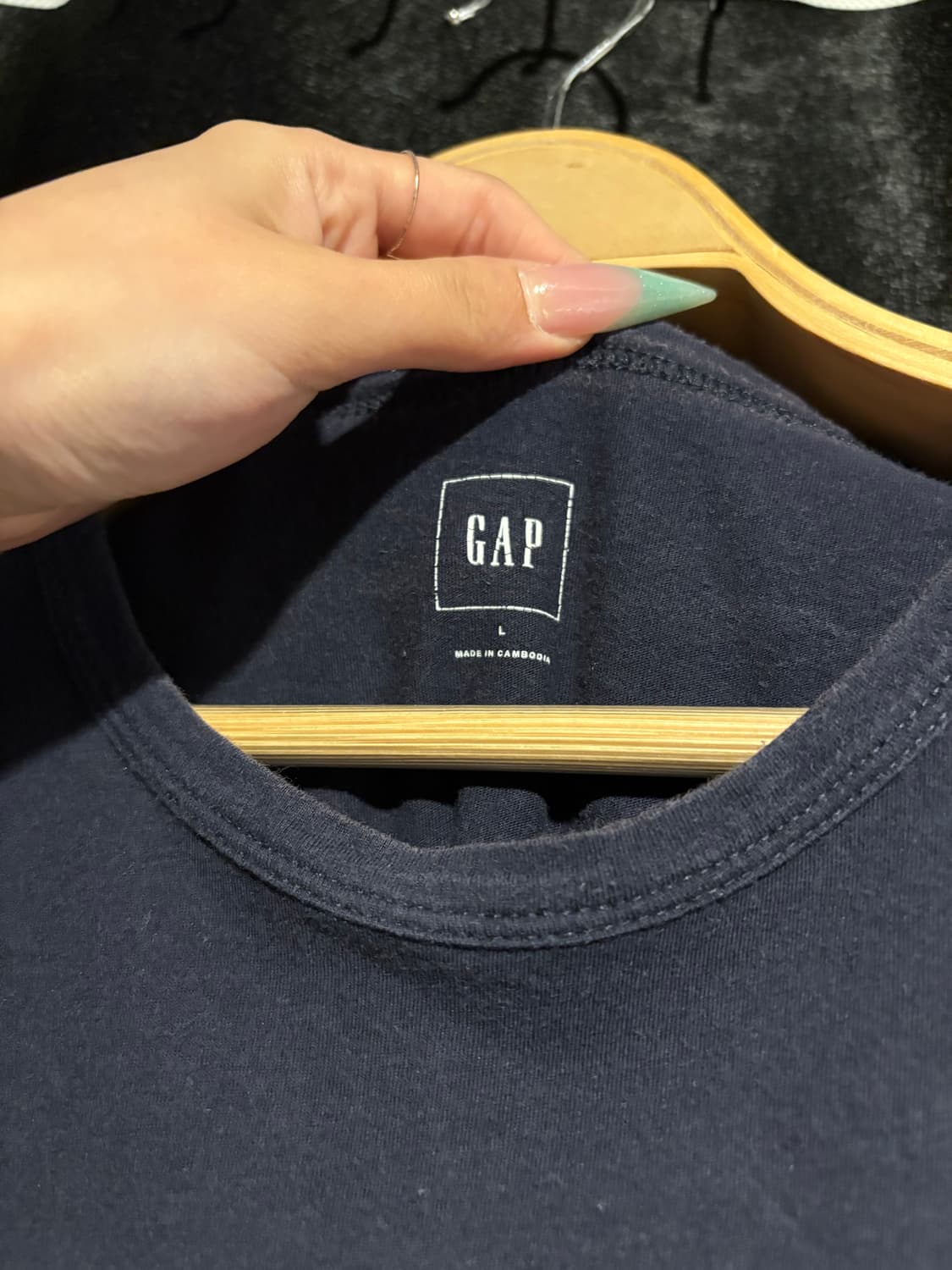 갭 GAP 네이비 성조기 반팔 티셔츠 #csz4377 상품이미지5