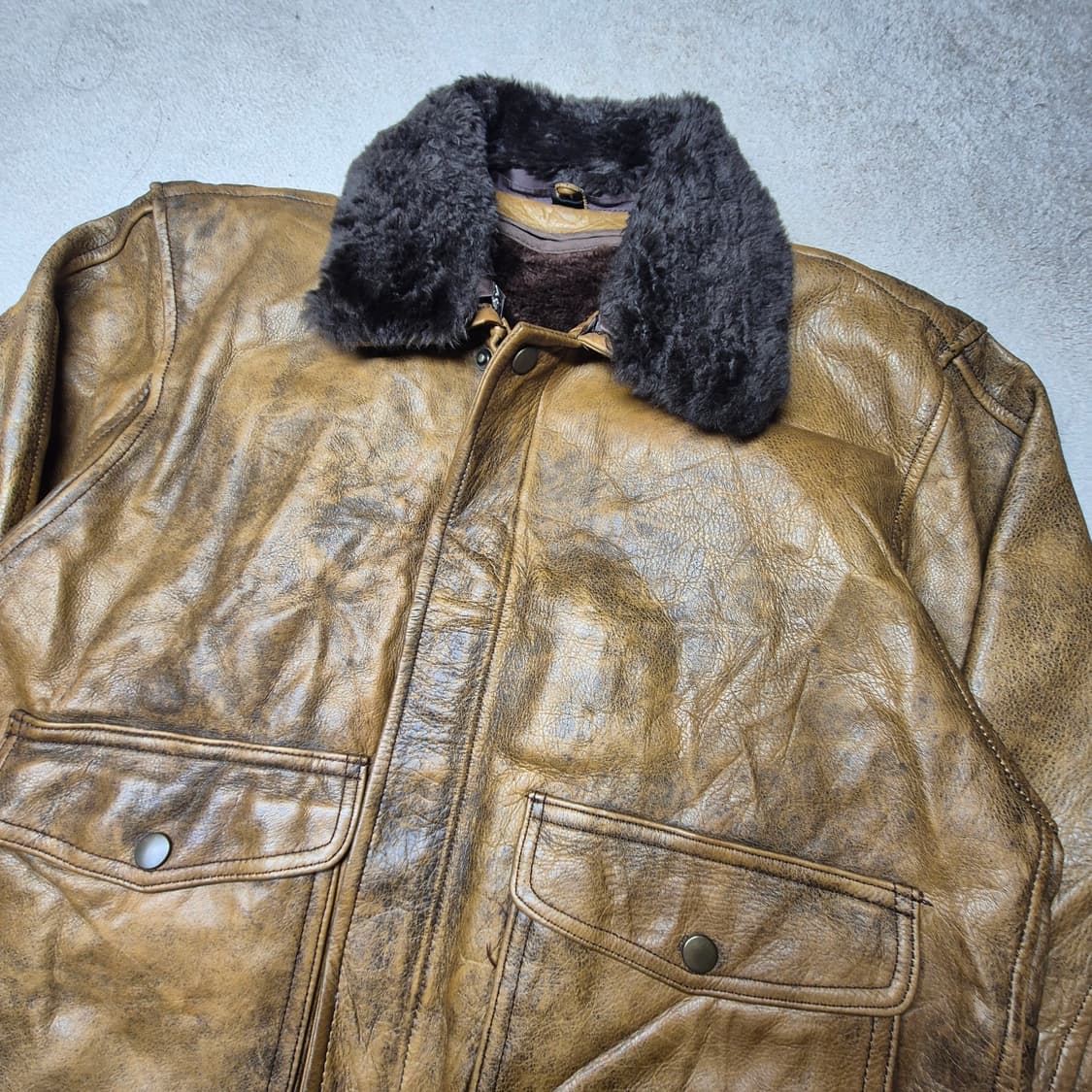 소가죽 자켓 상품이미지2