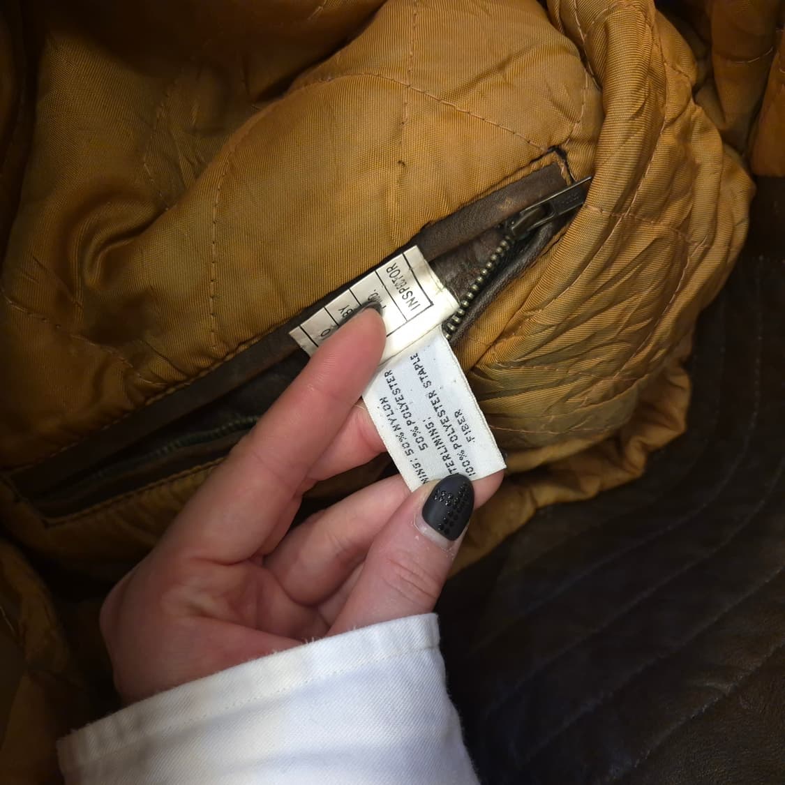 할리데이비슨 브라운 가죽자켓 상품이미지6