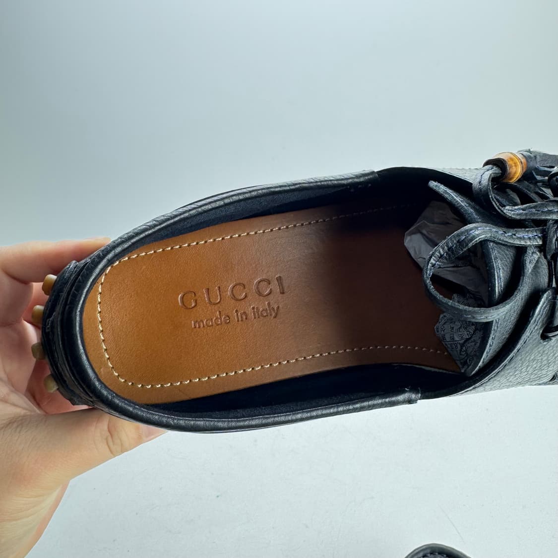 [255] GUCCI 구찌 뱀부 드라이빙 슈즈 상품이미지8