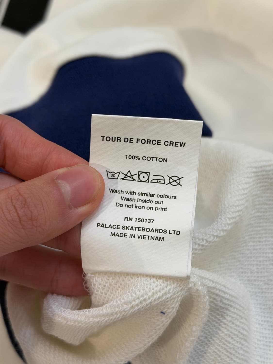 팔라스 19FW 투르 드 포스 크루넥 맨투맨 화이트 상품이미지8