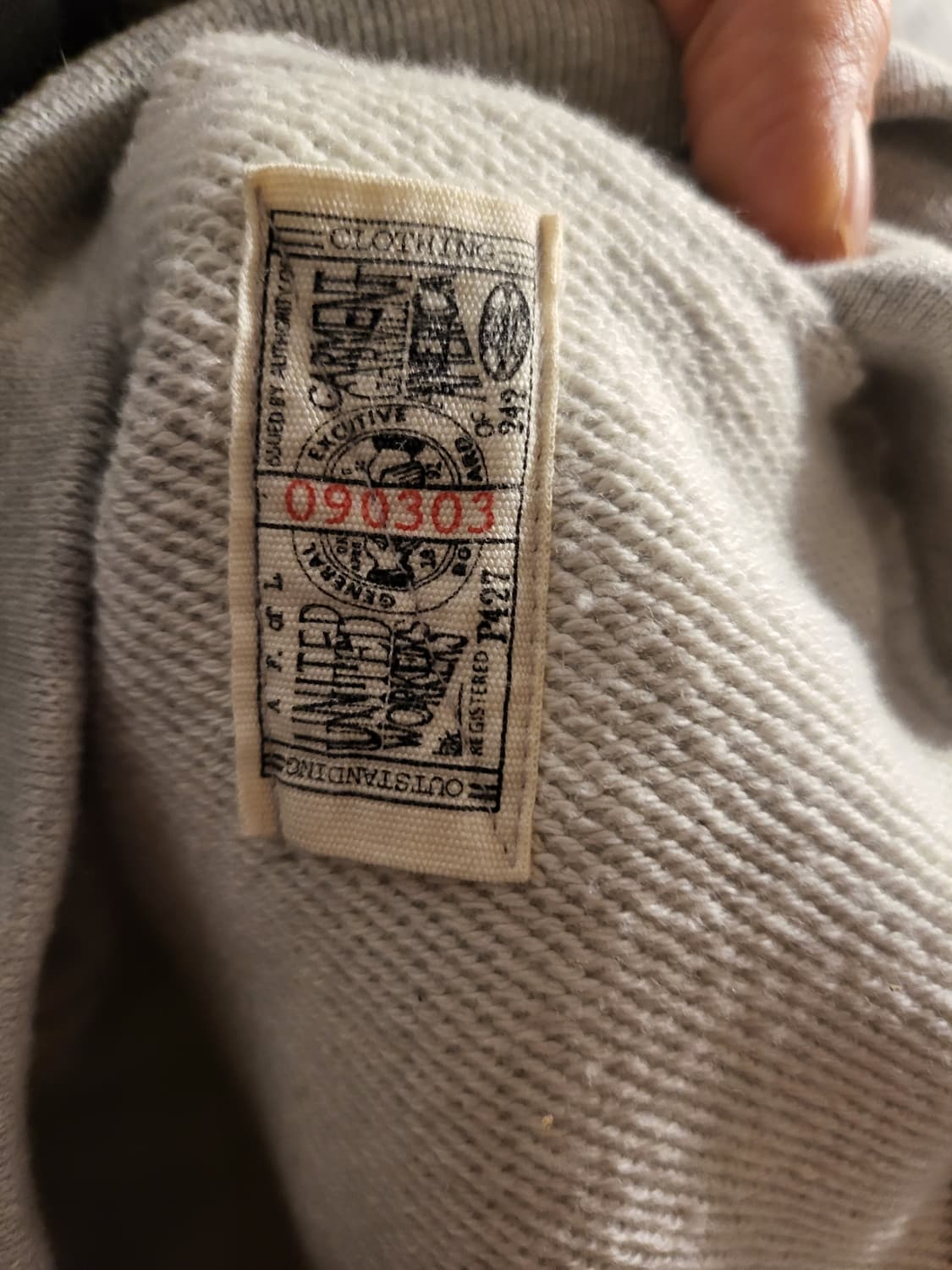 Outstanding아웃스탠딩 회색 후드티 상품이미지5