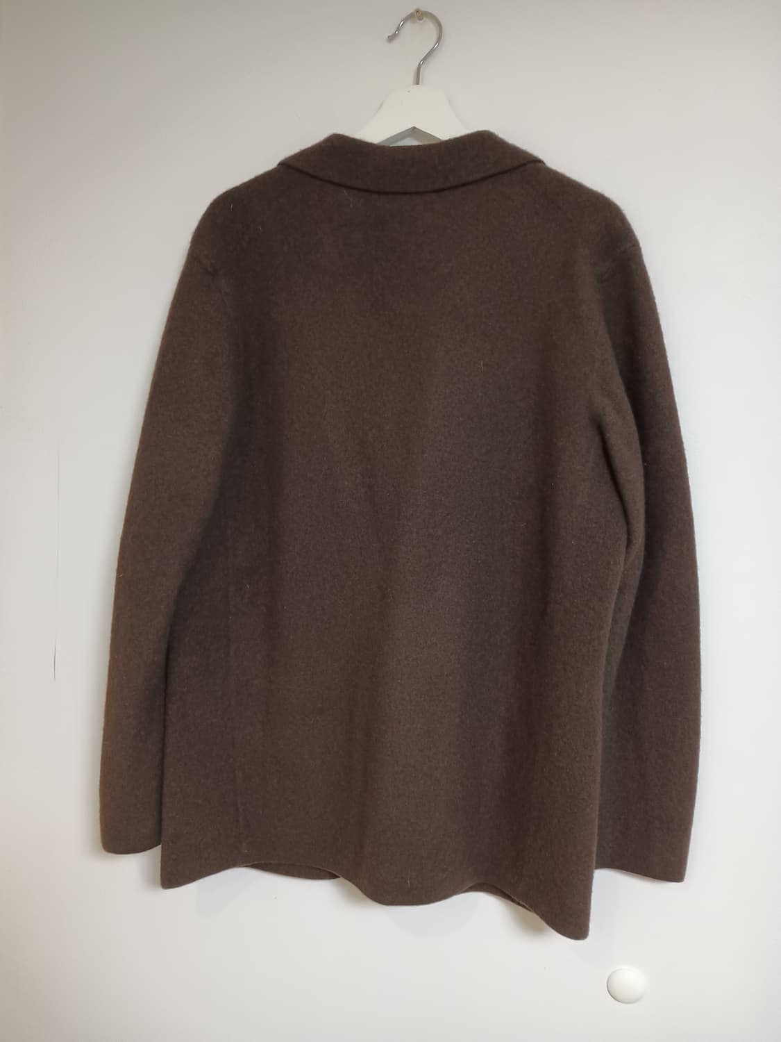 유니클로C 24FW 니트재킷 다크브라운 L사이즈 471709 상품이미지3