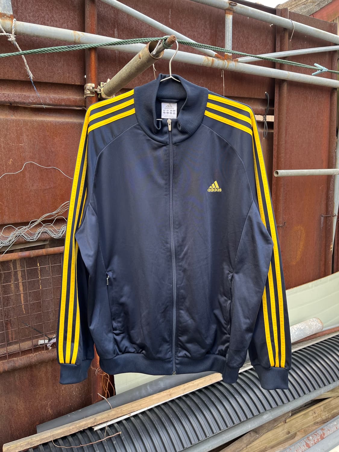 4XL 아디다스 네이비 삼선 져지 상품이미지3