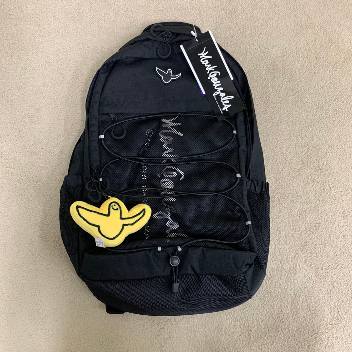마크곤잘레스 메쉬 스트링 백팩(블랙) 학생백팩 남자백팩 여자백팩 상품이미지1