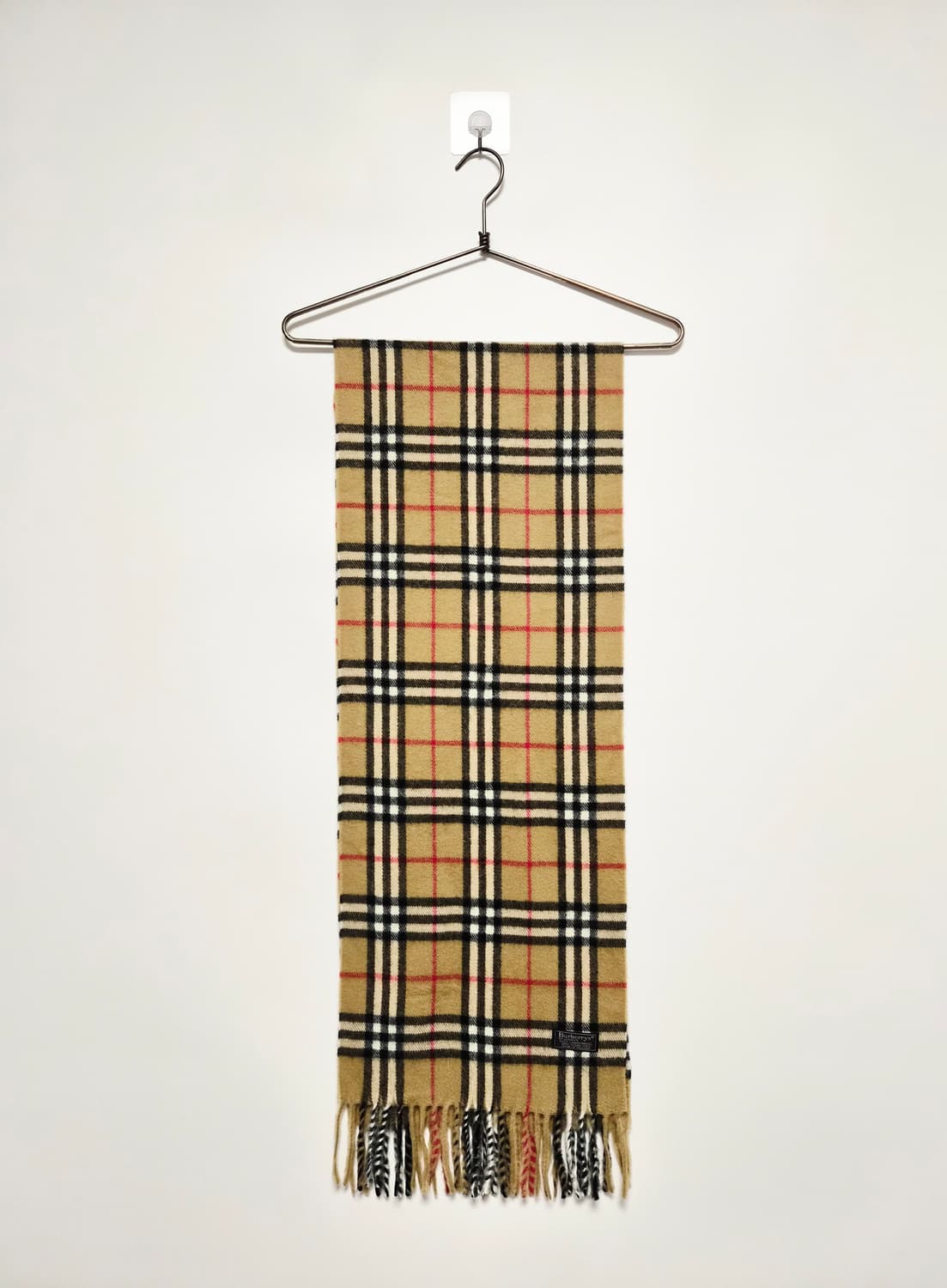 버버리 베이지 노바체크 램스울 머플러 목도리 상품이미지6