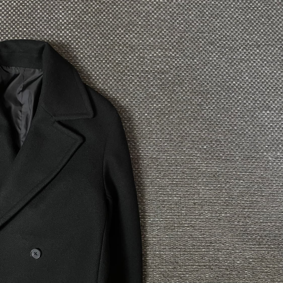 에잇세컨즈 블랙 더블 코트 L 상품이미지3