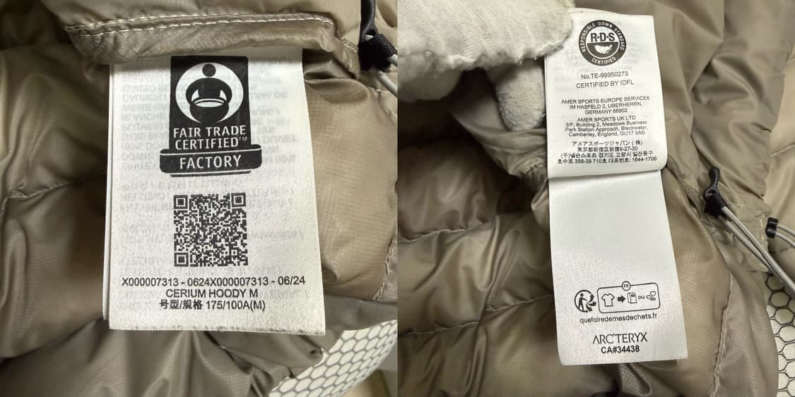 [M사이즈,품절모델] 아크테릭스 세륨 후디 룬 경량패딩 상품이미지8