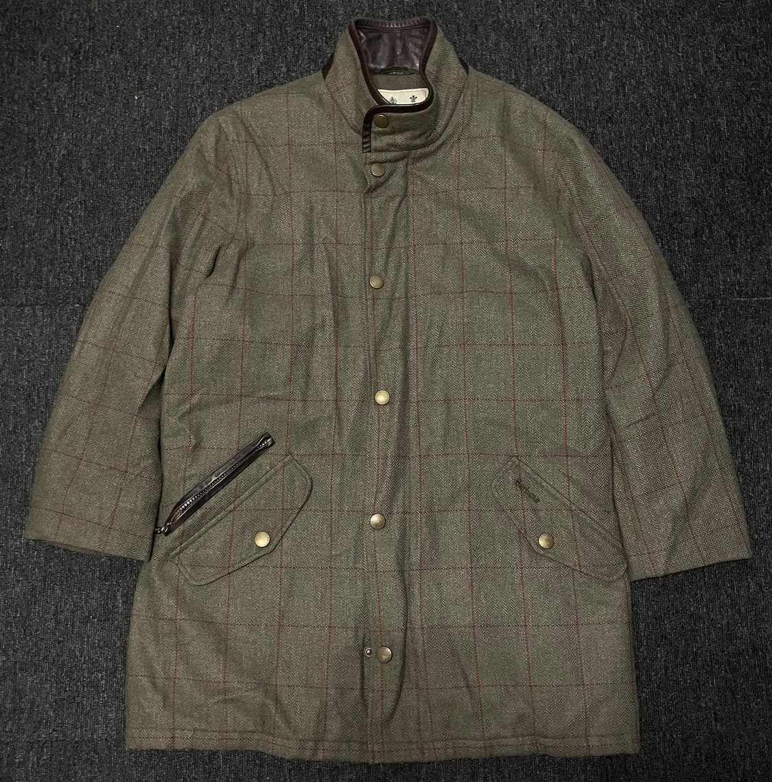 바버 울 트위드 자켓 상품이미지2