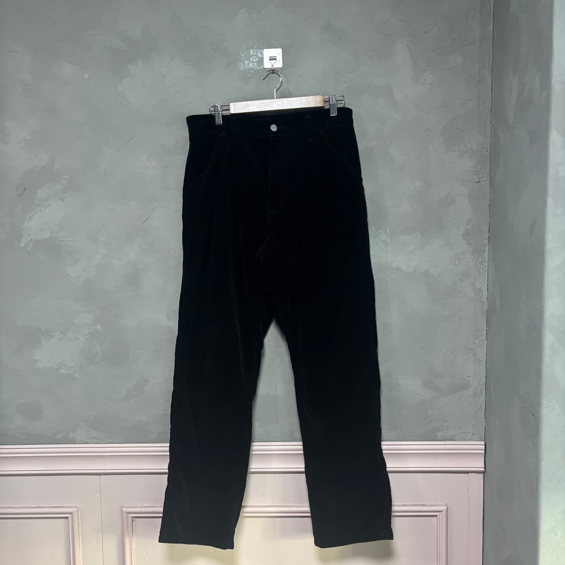 칼하트 wip 코듀로이 팬츠 블랙 상품이미지1