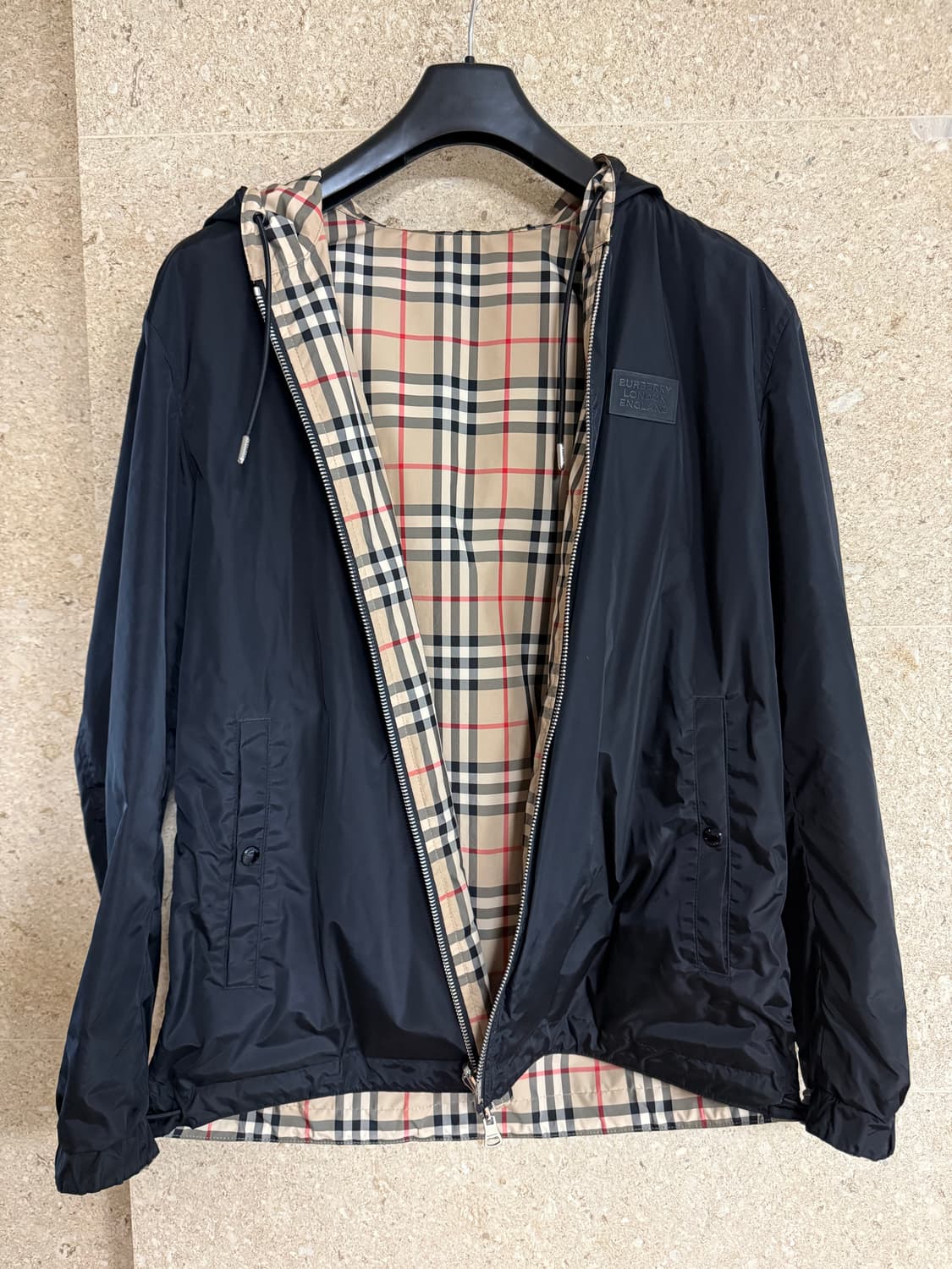 버버리 리버서블 바람막이 (M) 상품이미지1