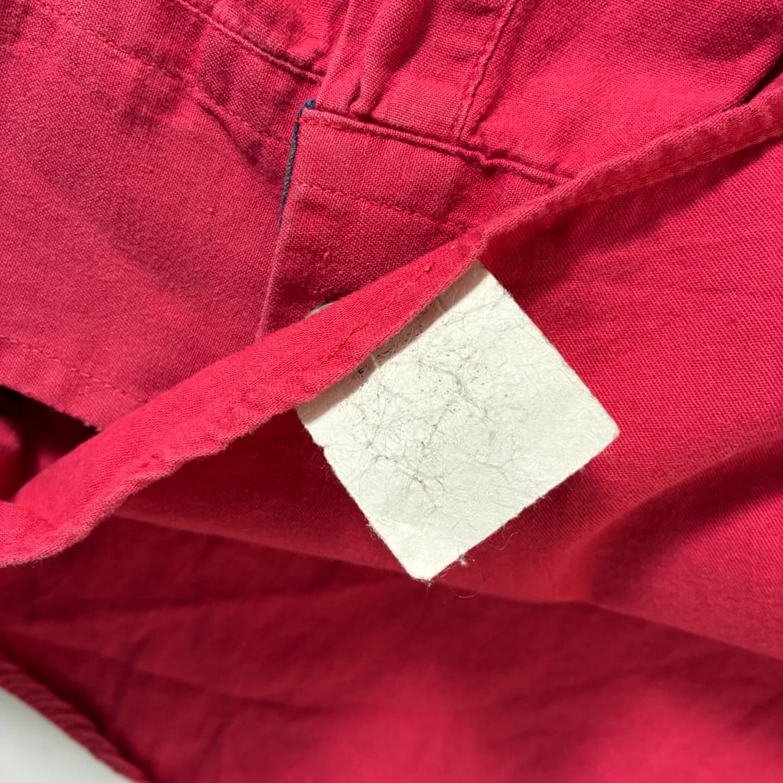 Burberry 버버리 90‘s 크러스트 아카이브 피그먼트 레드 포켓 셔 상품이미지6