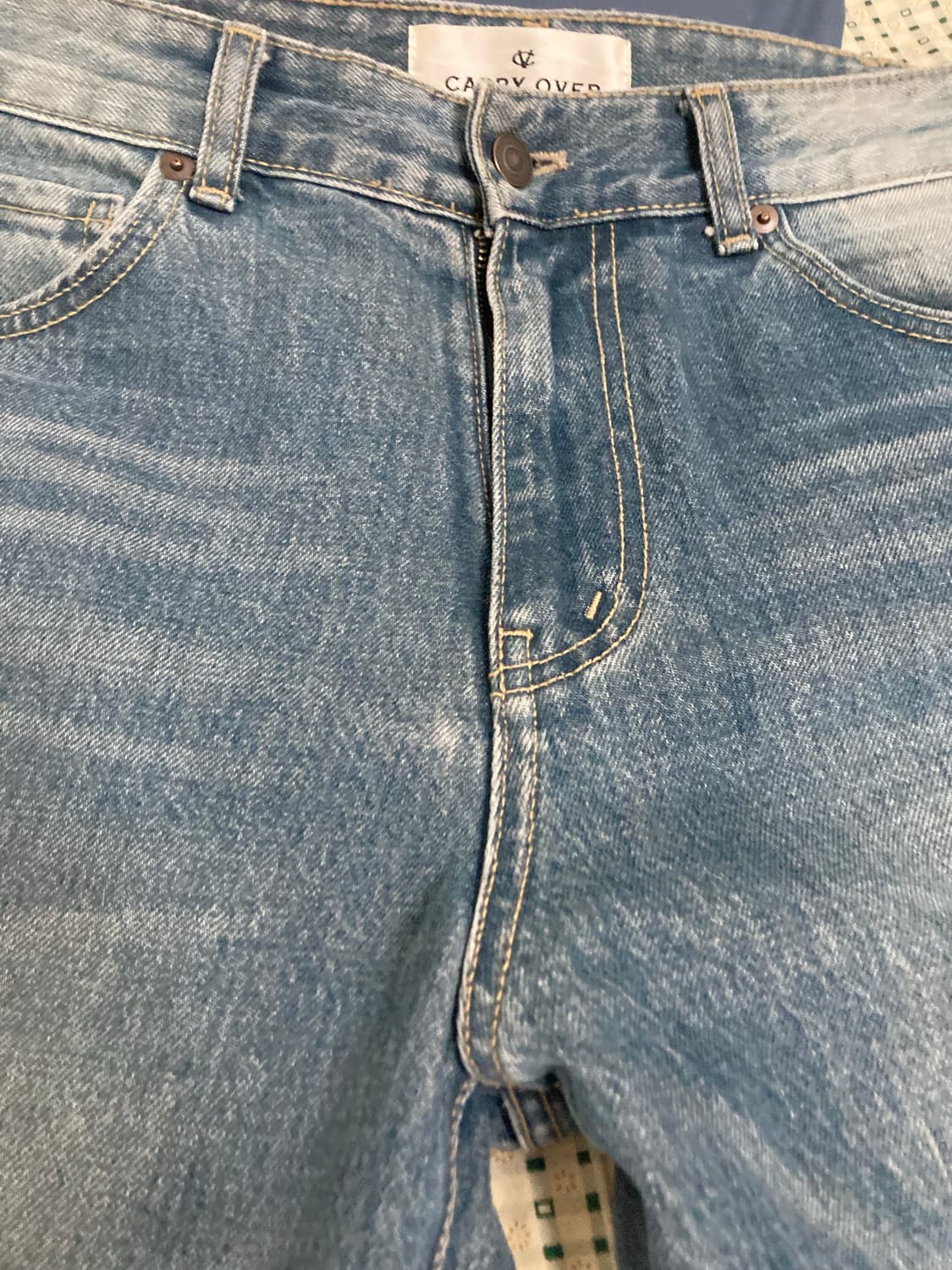 듀드나인 cv플레어진 유니온워싱진 라지팔아요 상품이미지2