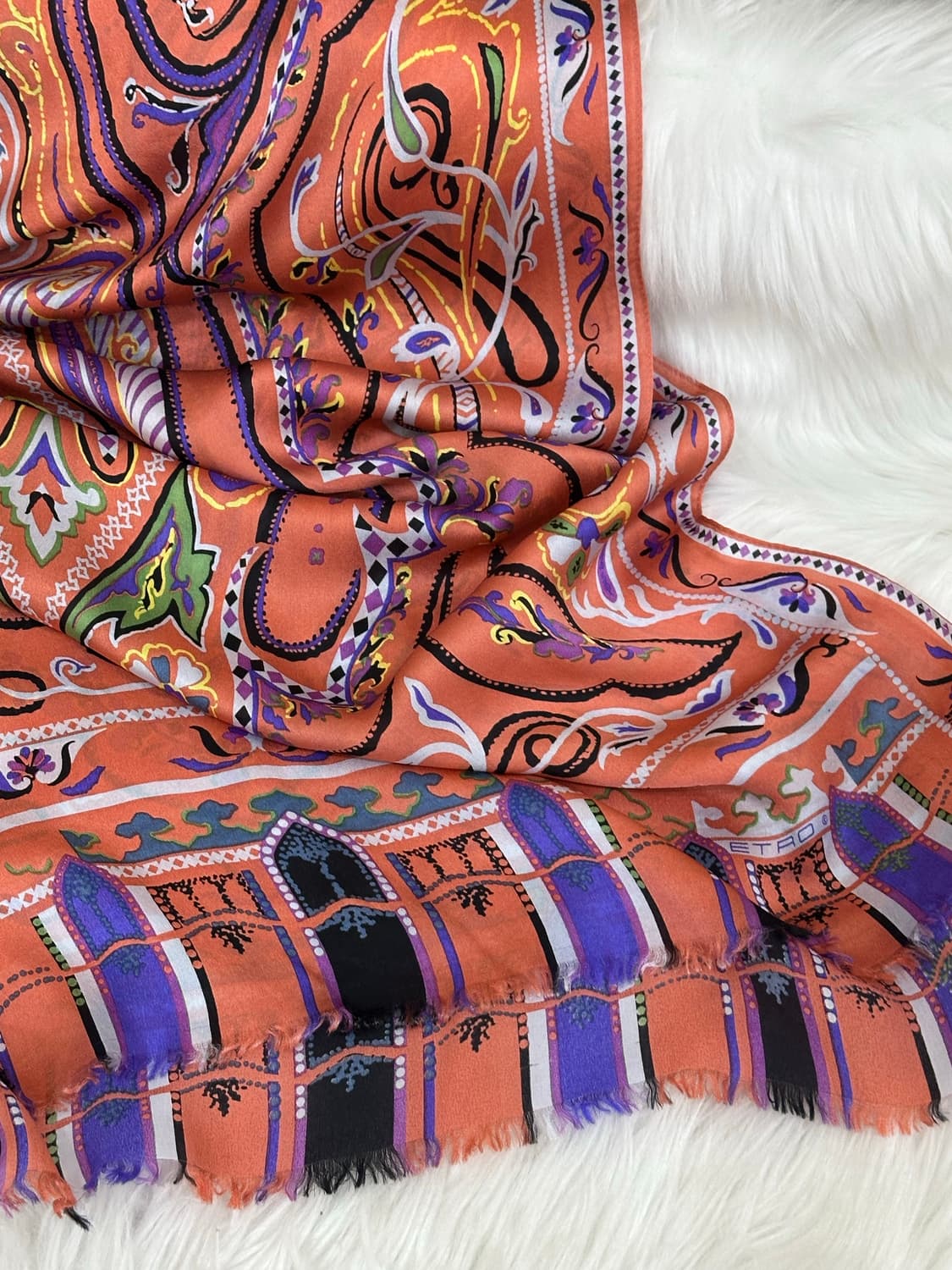 에트로 실크 숄 머플러 상품이미지1