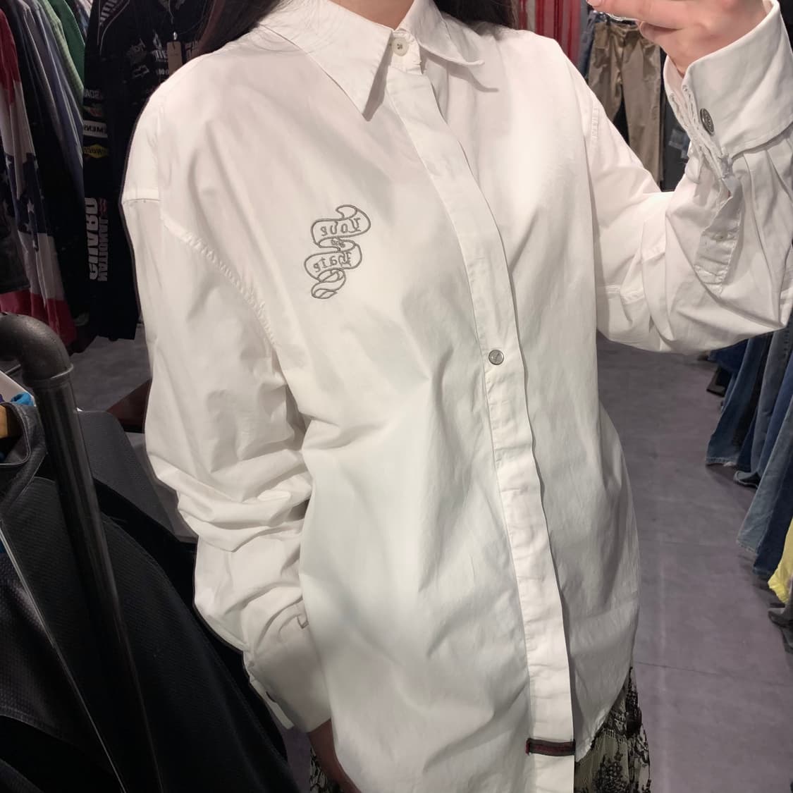 [IM] 펜더 커스텀샵 화이트 자수 셔츠 상품이미지5