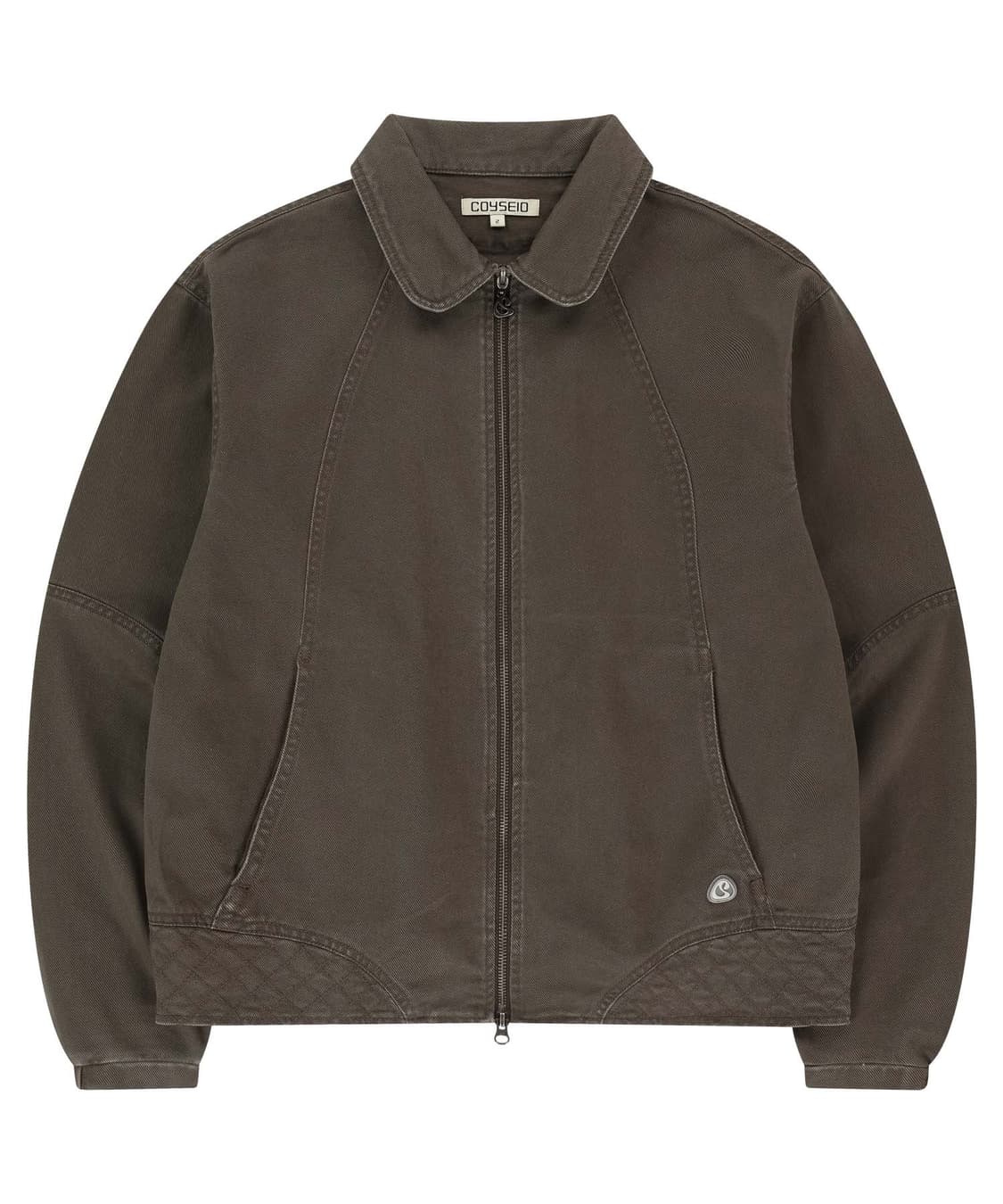 코이세이오 round collar stitch 라운드 카라 스티치 자켓 상품이미지1