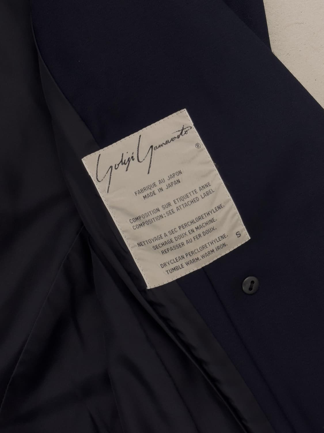 요지야마모토 자켓 상품이미지7