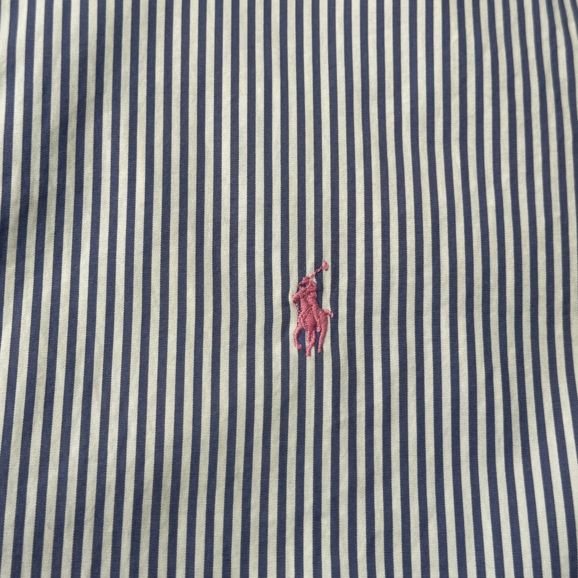 폴로랄프로렌 빈티지 스트라이프 핑크포니 셔츠 105 상품이미지3
