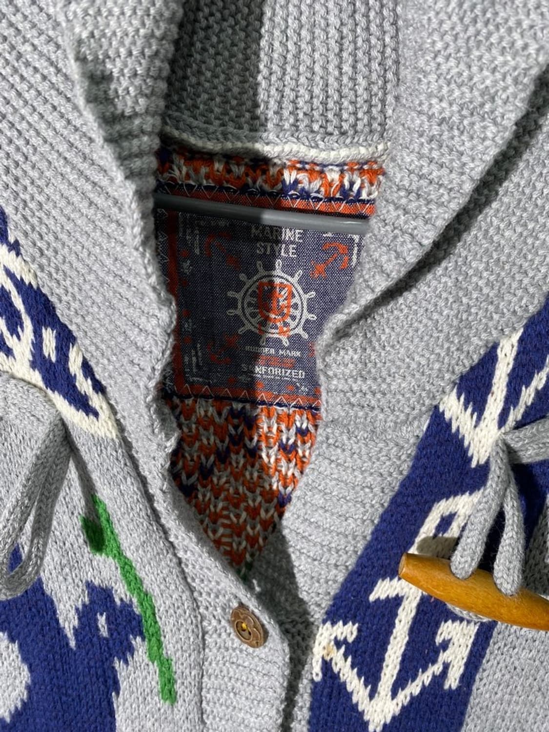 marine lime 코튼 니트 베스트 상품이미지3