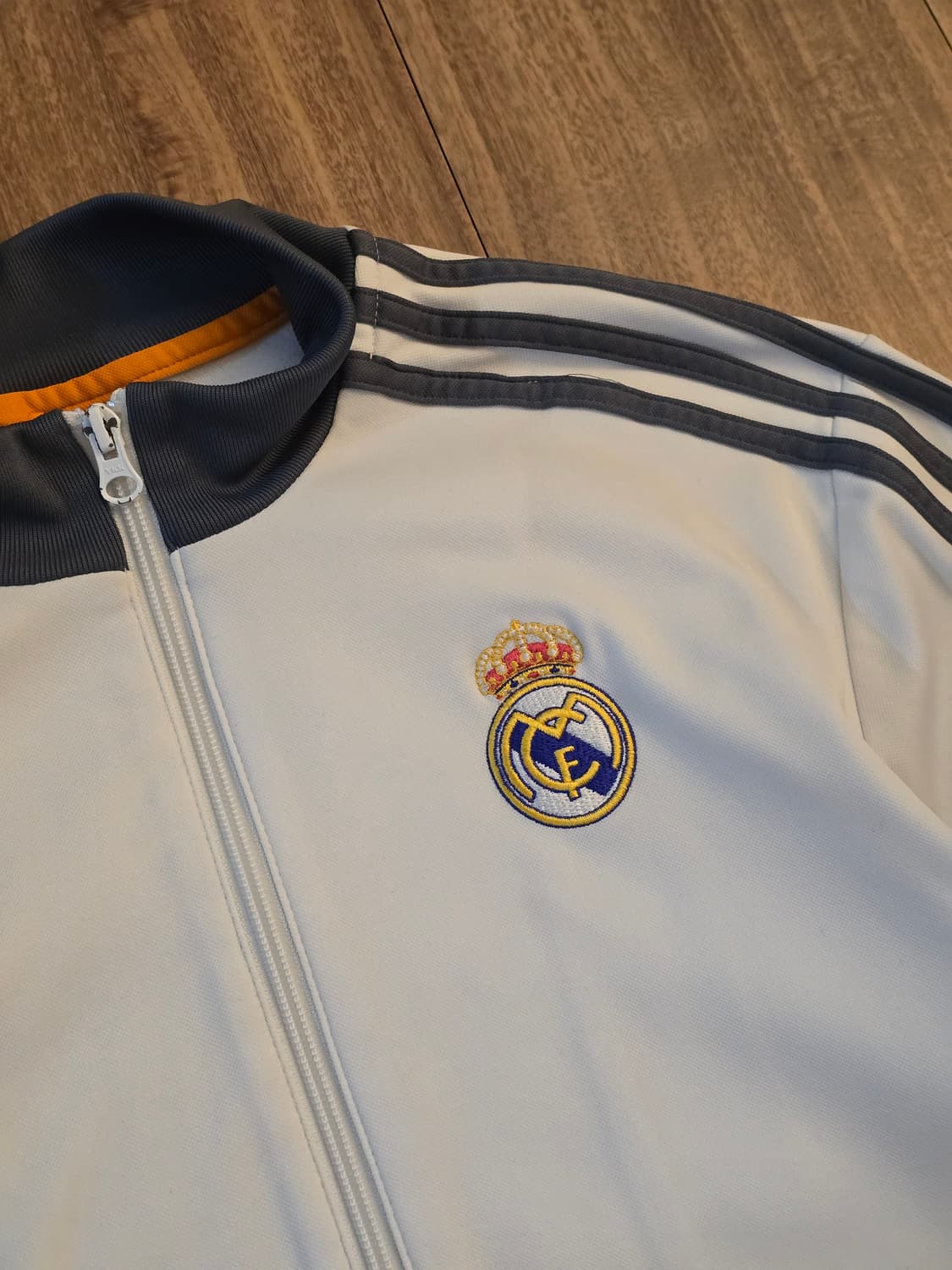 아디다스 레알 마드리드 트랙 자켓 화이트 100 상품이미지1