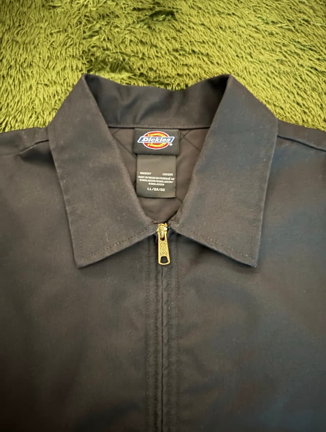 [L] 디키즈 인슐레이티드 아이젠하워 릴렉스 핏 워 크 자켓 블랙 상품이미지4