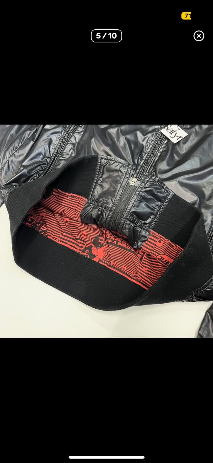 히스테릭글래머 블랙 하이넥 히든 후드 윈드브레이커 상품이미지3