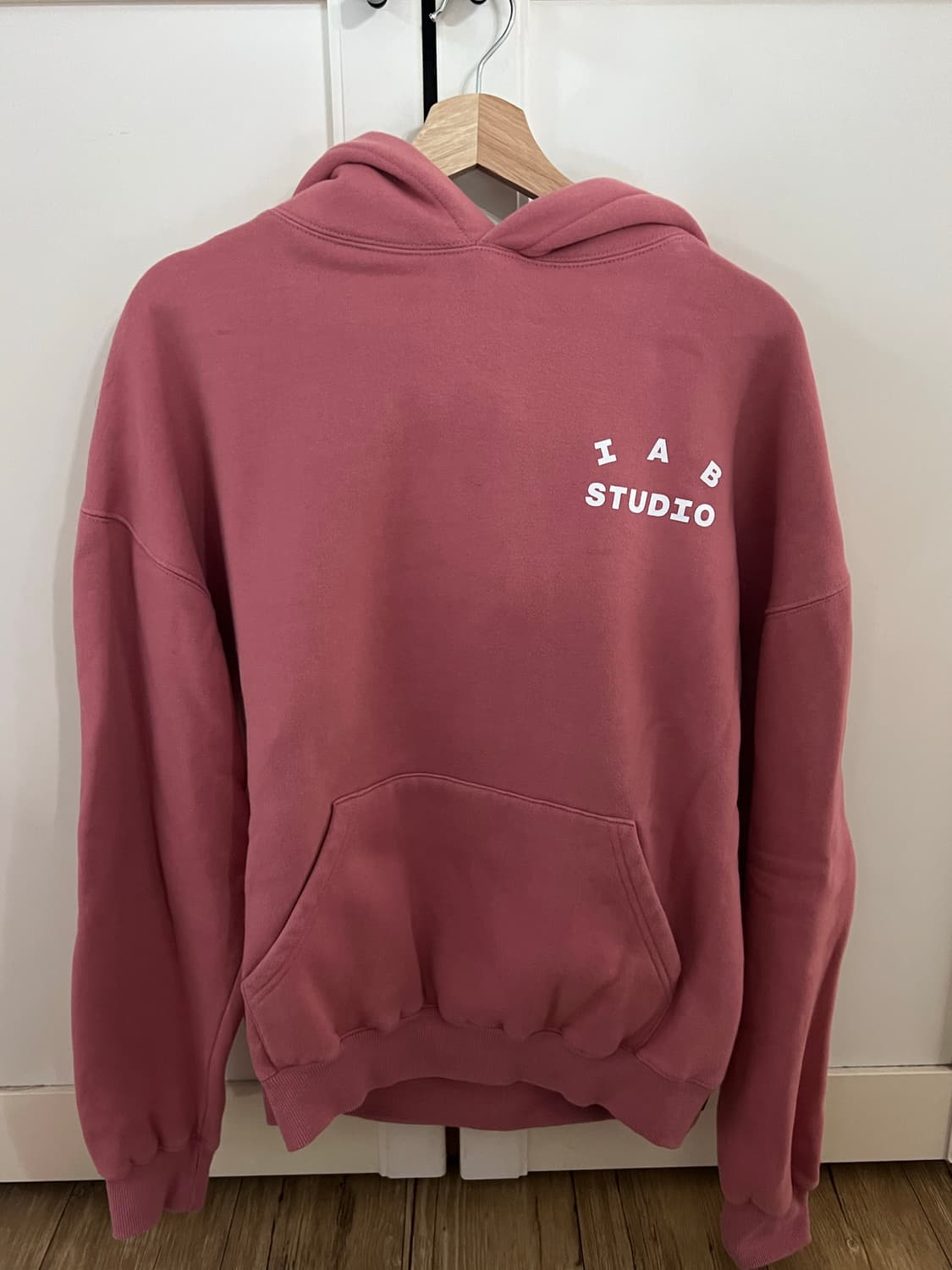 아이앱 후드 L 로즈핑크 기모 상품이미지1