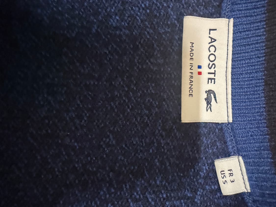 라코스테 가디건 판매합니다 상품이미지3