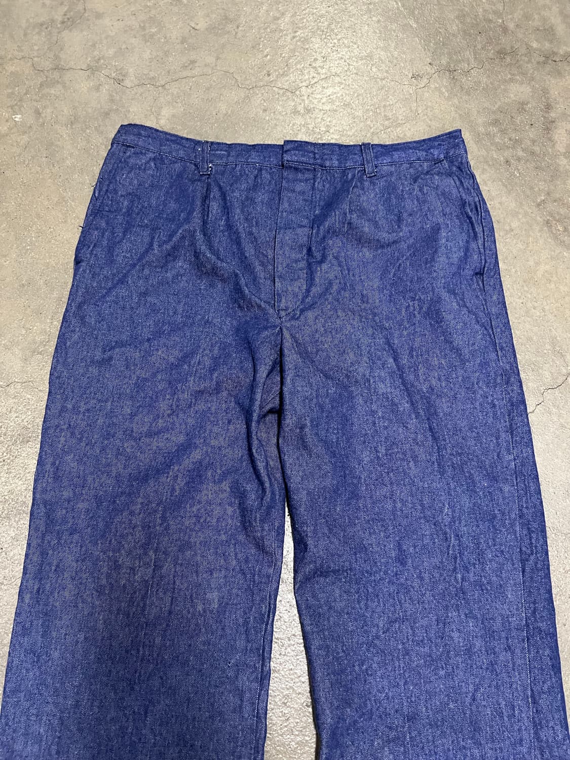 (DEADSTOCK)(36인치)OLD FRENCH 데님 프렌치워크팬츠 상품이미지4