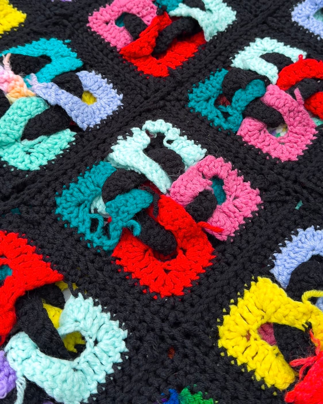 빈티지 소품 USA 크로셰 블랭킷 상품이미지4