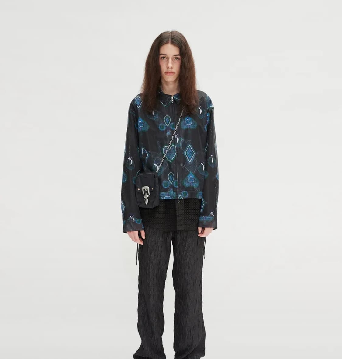 쉬어 매쉬 집업 자켓  상품이미지1