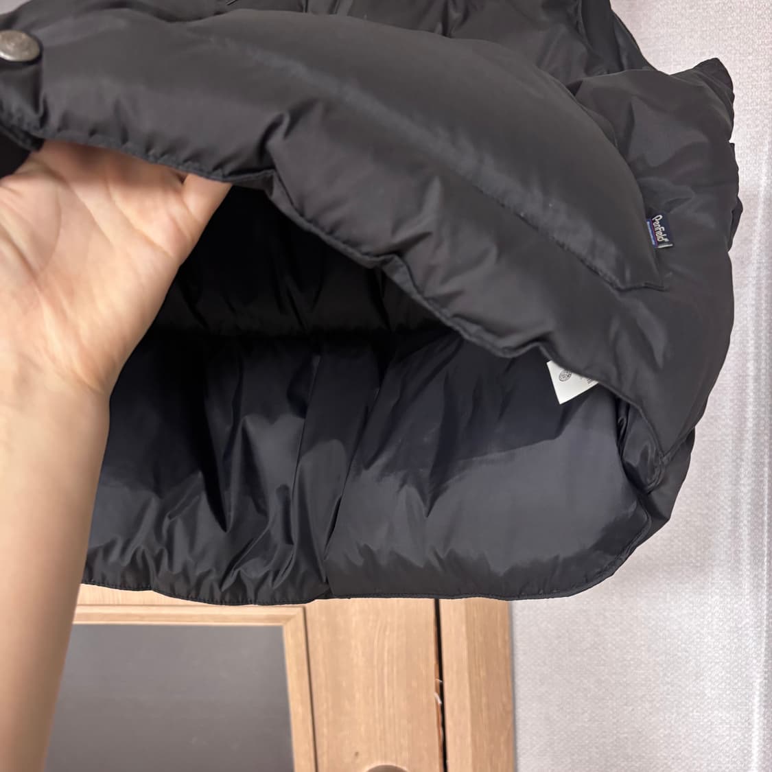 펜필드 락울 다운 베스트 블랙 M 상품이미지4