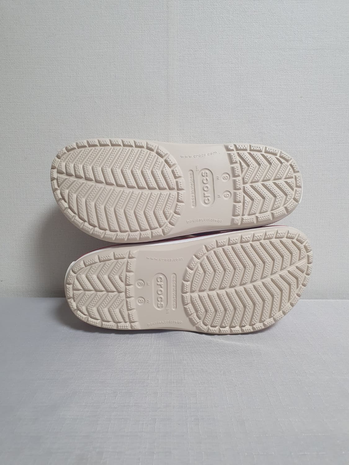크록스 크록밴드 클로그 베이지 핑크 250mm 상품이미지8