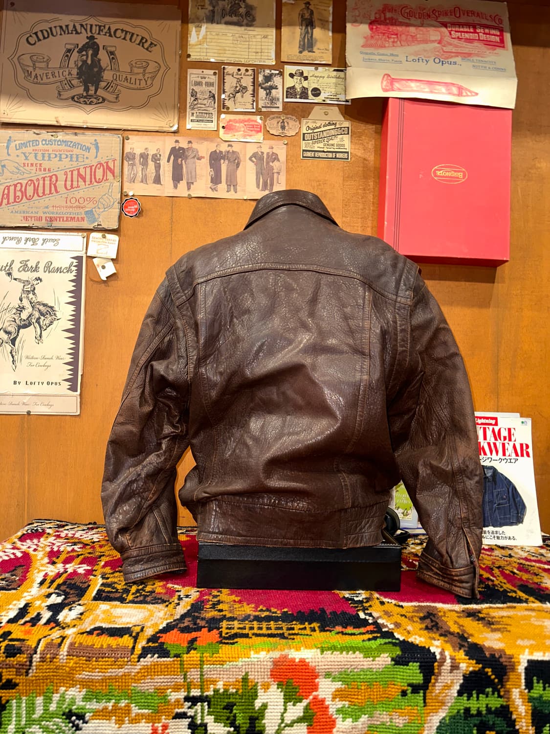 ( L-XL ) 가죽자켓 레더자켓 봄버자켓 항공점퍼 a2가죽 양가죽 상품이미지4