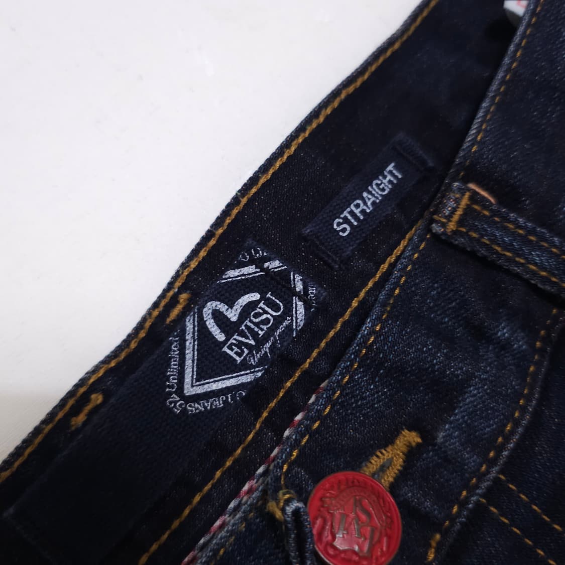 Evisu embroidered straight denim 상품이미지4
