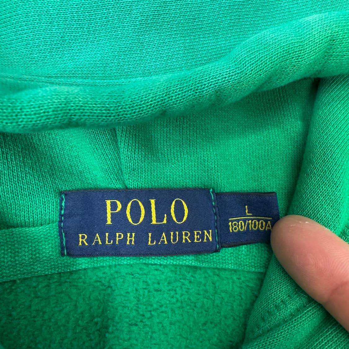 폴로 신형 포니 후드집업 그린 상품이미지5