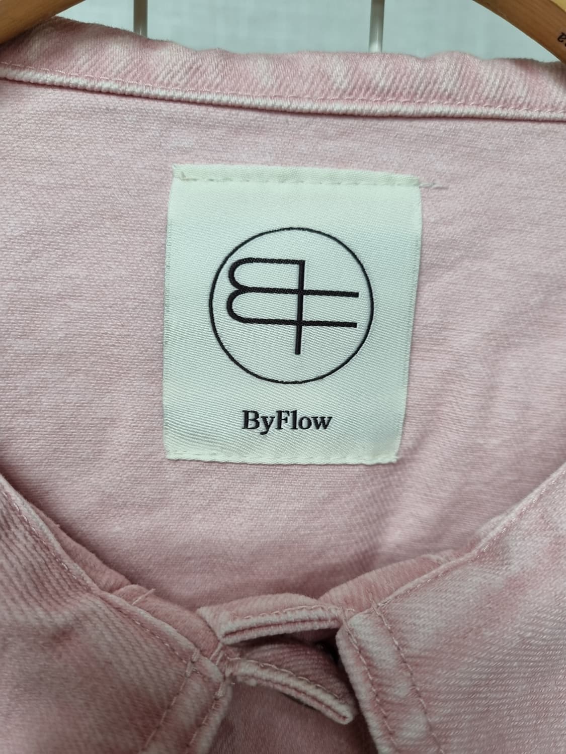 (택포) 바이씨니 바이플로우 세일러카라 오버핏 데님자켓 상품이미지8