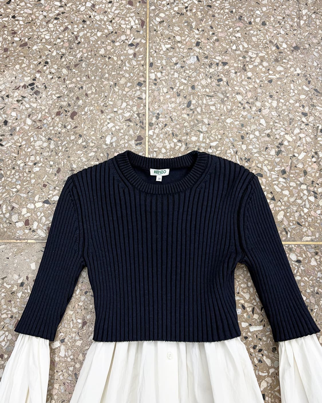 겐조 하이브리드 셔츠 니트 탑 상품이미지3