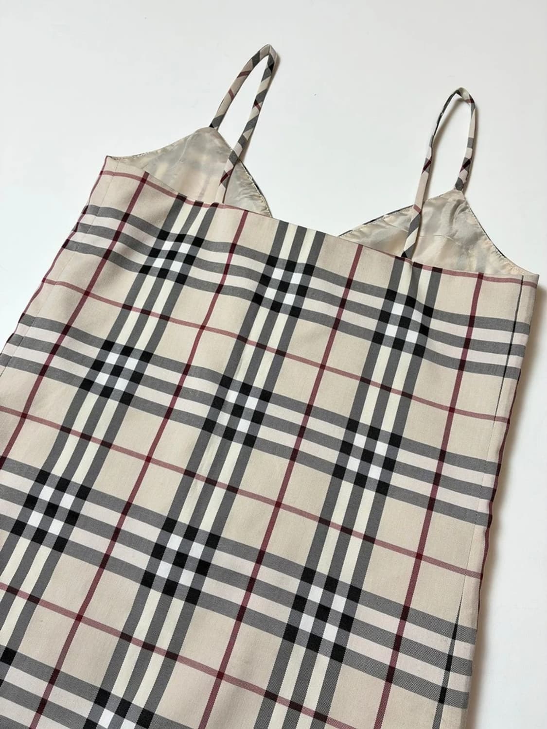 버버리 노바 체크 뷔스티에 미니 원피스 PN9699 상품이미지4