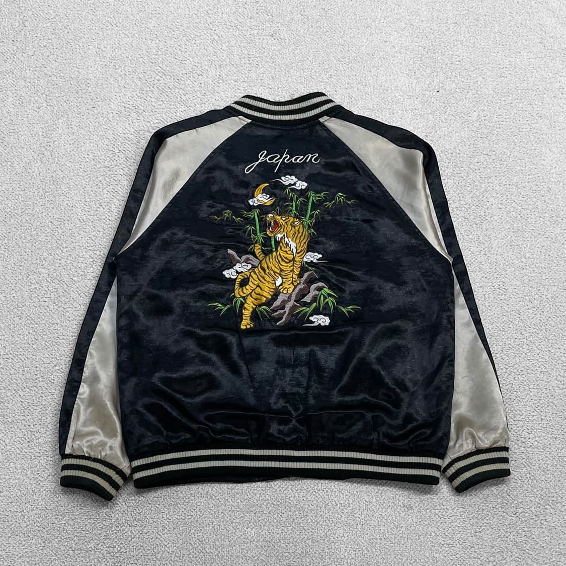 Jpn vintage 재페니즈 빈티지 죽호 스카잔 자켓 블랙 상품이미지2