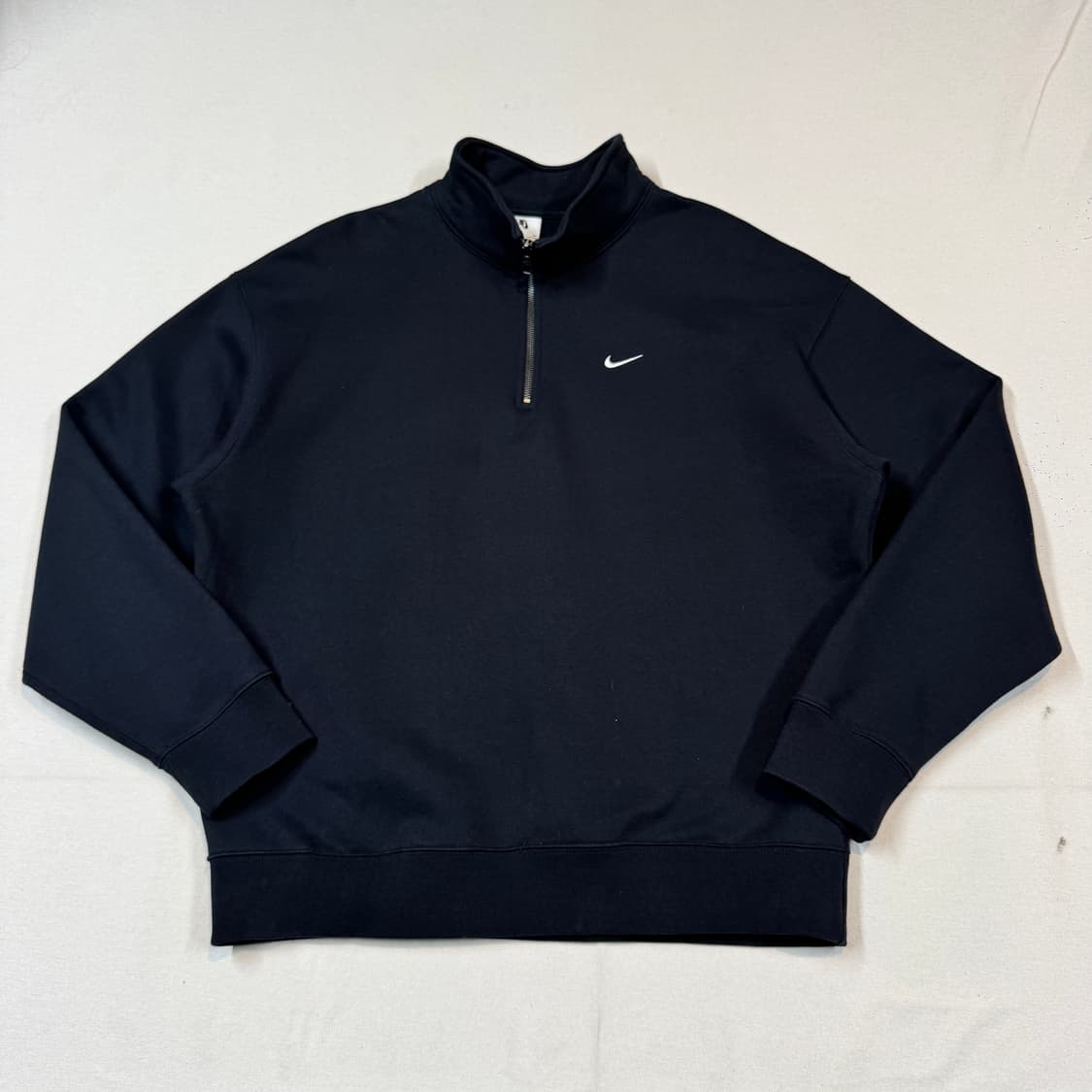 XL) 나이키 헤비웨이트 하프집업 맨투맨 블랙 상품이미지1