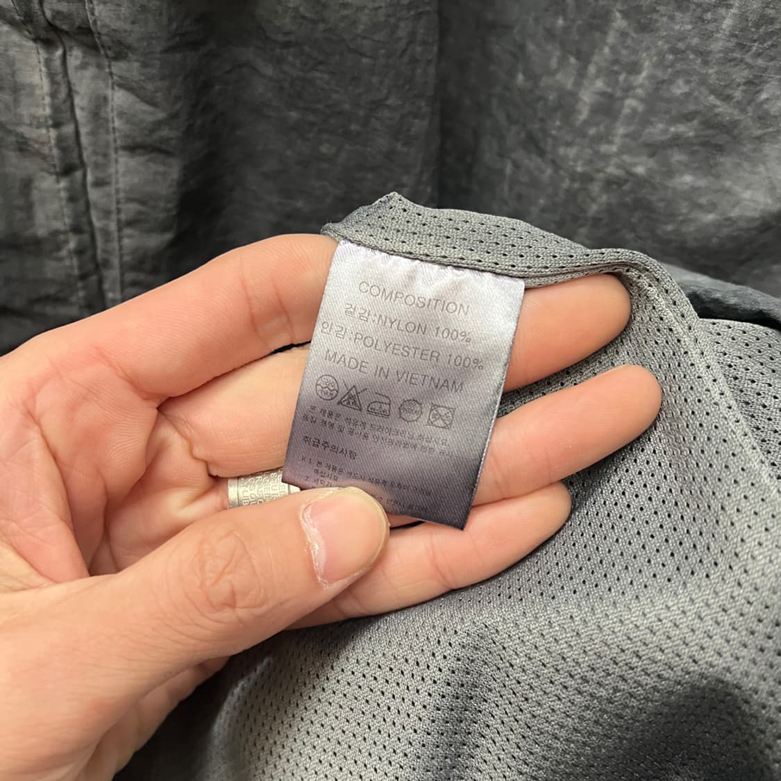 트래블 워시드 피그먼트 바람막이 자켓 L 상품이미지4