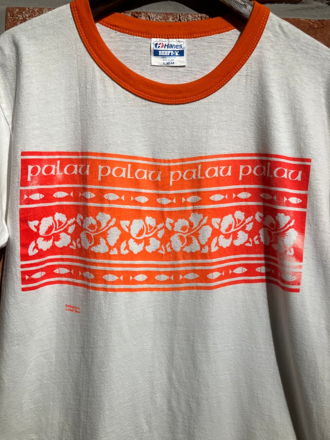 90s USA 빈티지 헤인즈 링거 티셔츠 상품이미지3