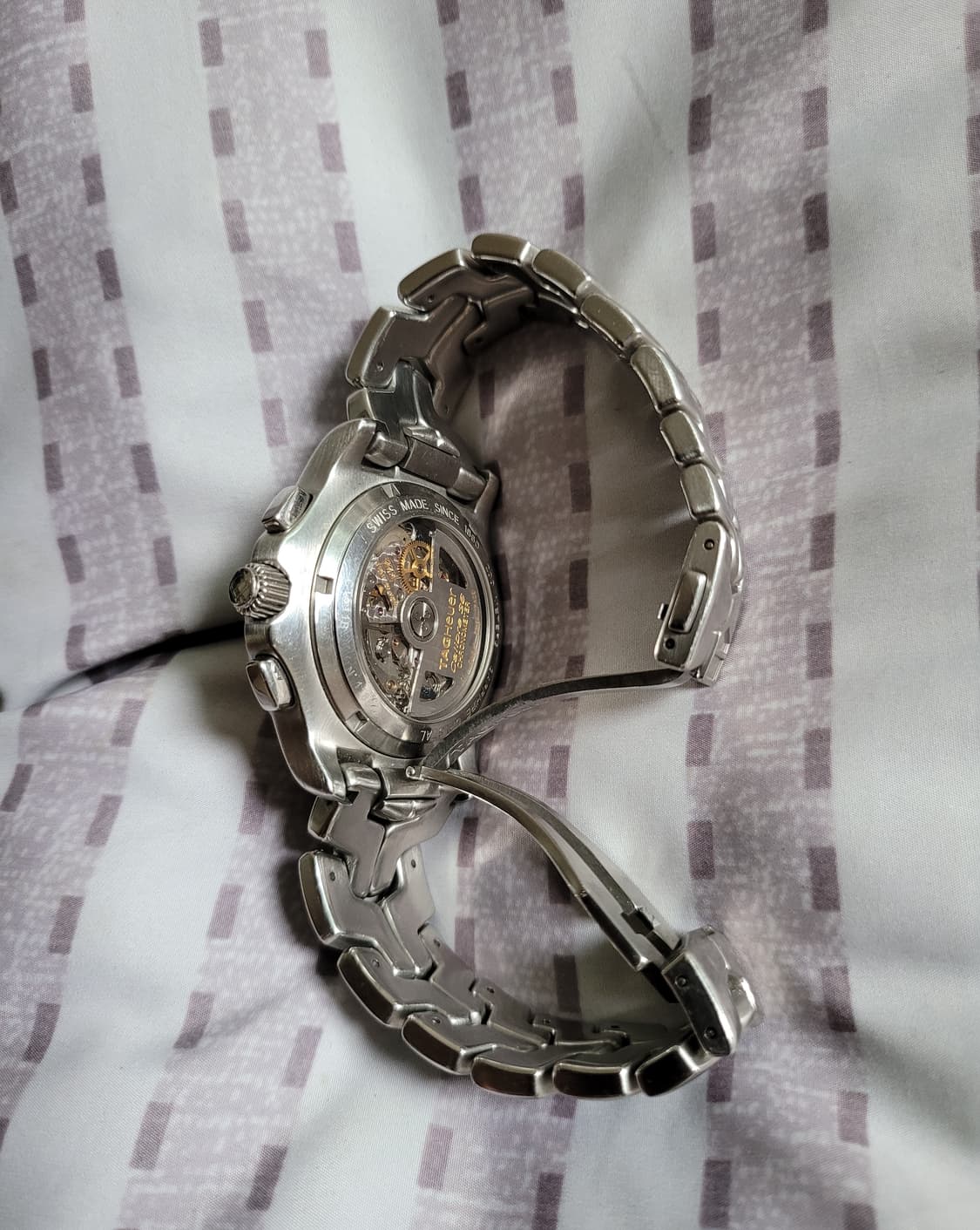 [정품] 테크호이어 손목시계 은장 한정판 상품이미지4