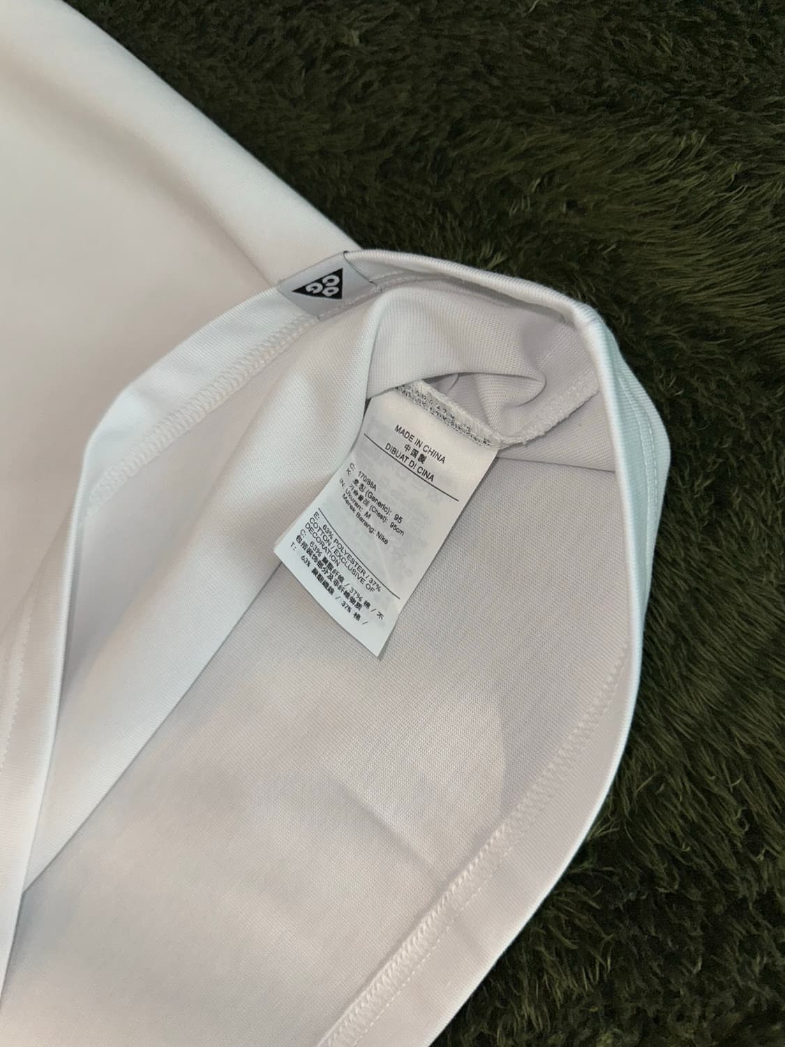 [M] 나이키 ACG 드라이핏 로고 프린트 릴렉스 핏 티셔츠 화이트 상품이미지6